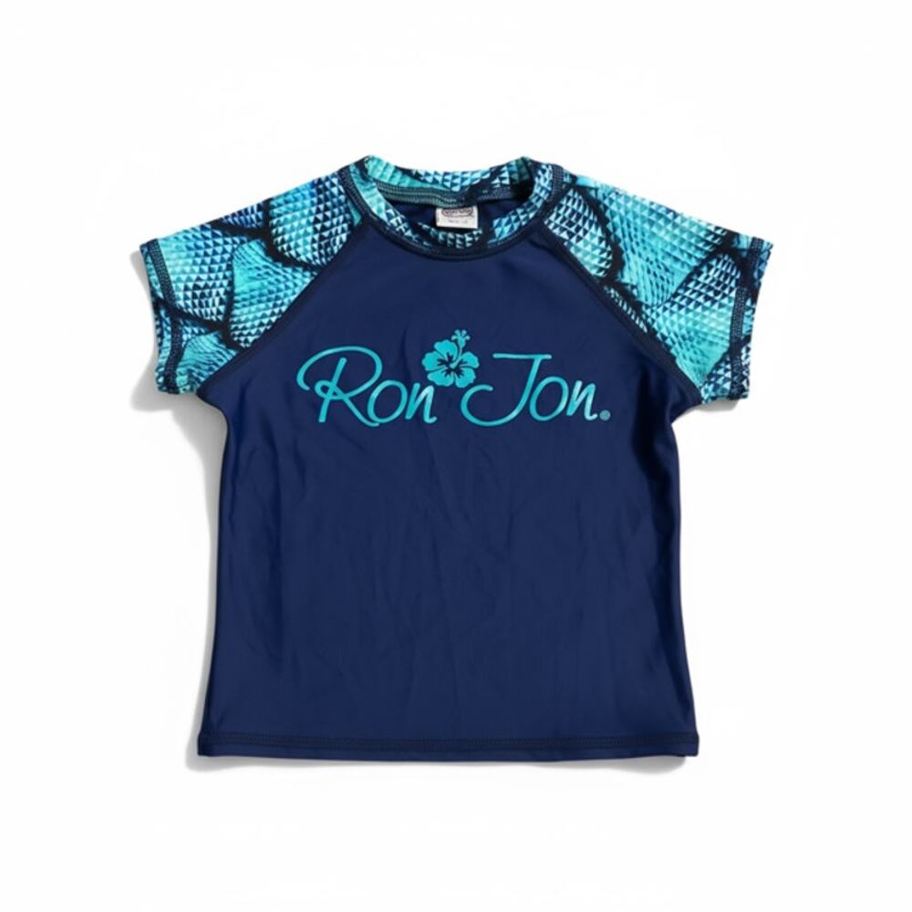 Ron Jon Toddler Boys Rashguard 2T – Blue  Swim Shirt